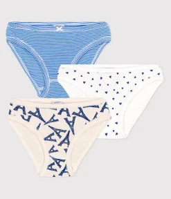 Petit Bateau Unterhosen, Shortys*3er-Set Kinder-Slips aus Baumwolle mit Paris-Motiv variante 1