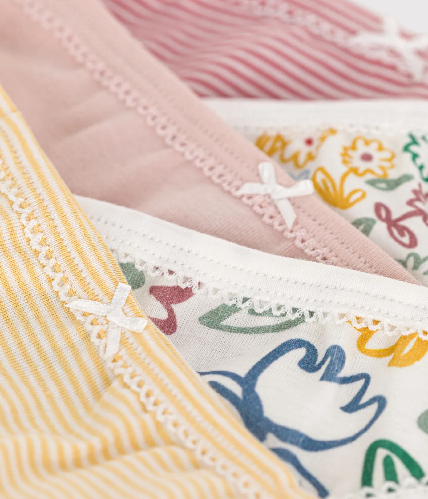 Petit Bateau Unterhosen, Shortys*5er-Set Kinder-Slips aus Baumwolle mit Blumenmotiv variante 1