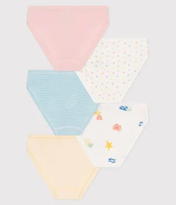 Petit Bateau Unterhosen, Shortys*5er-Set Kinder-Slips aus bedruckter Baumwolle variante 1