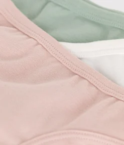 Petit Bateau Unterhosen, Shortys*3er-Set Kinder-Slips aus einfarbiger Baumwolle variante 1