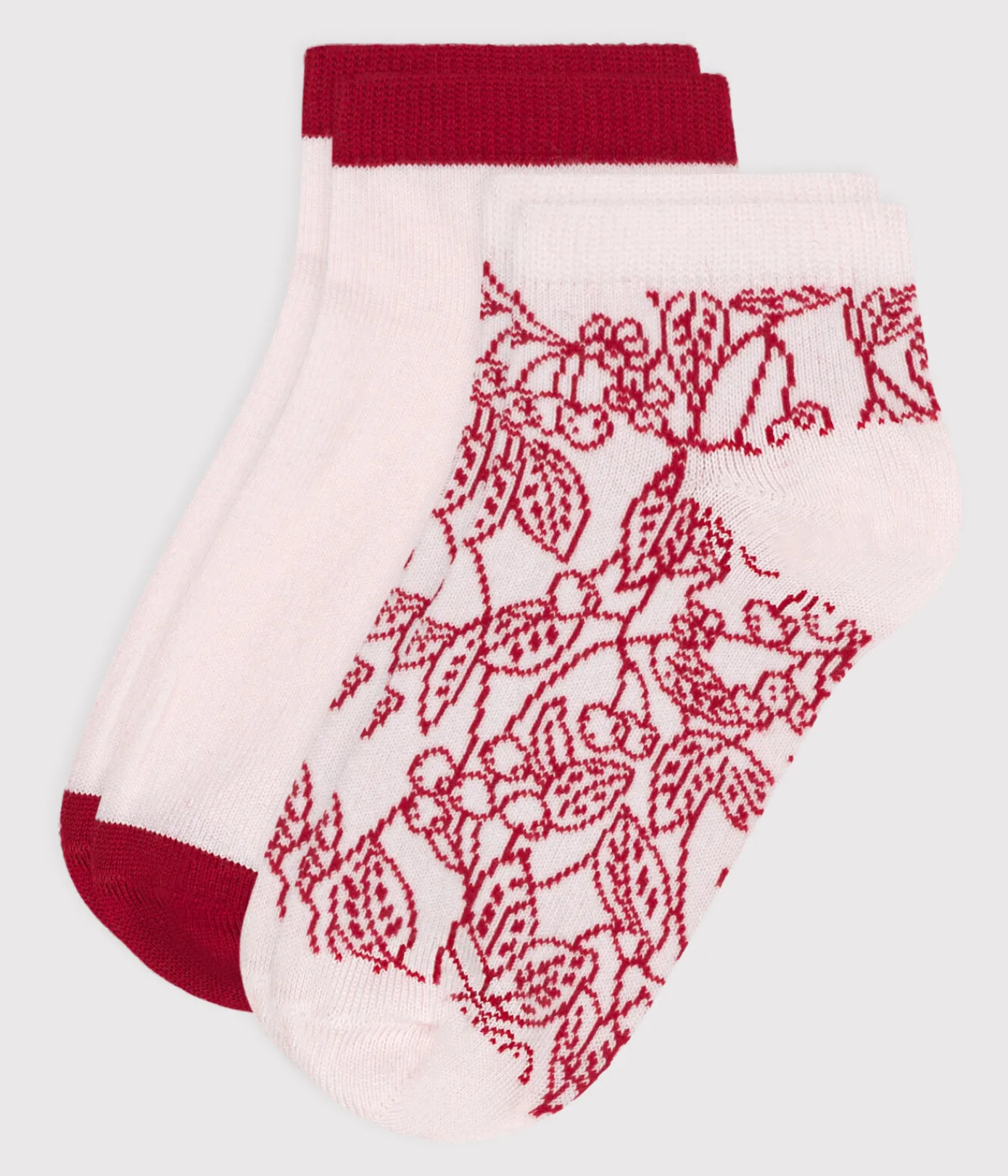 Petit Bateau Socken, Strumpfhosen*2er-Set Kinder-Socken aus Baumwolle mit Blumenmotiv für Mädchen variante 1