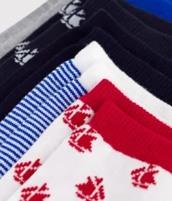 Petit Bateau Socken, Hausschuhe*5er-Set Kinder-Socken aus Baumwolle mit Schiffmotiv variante 1