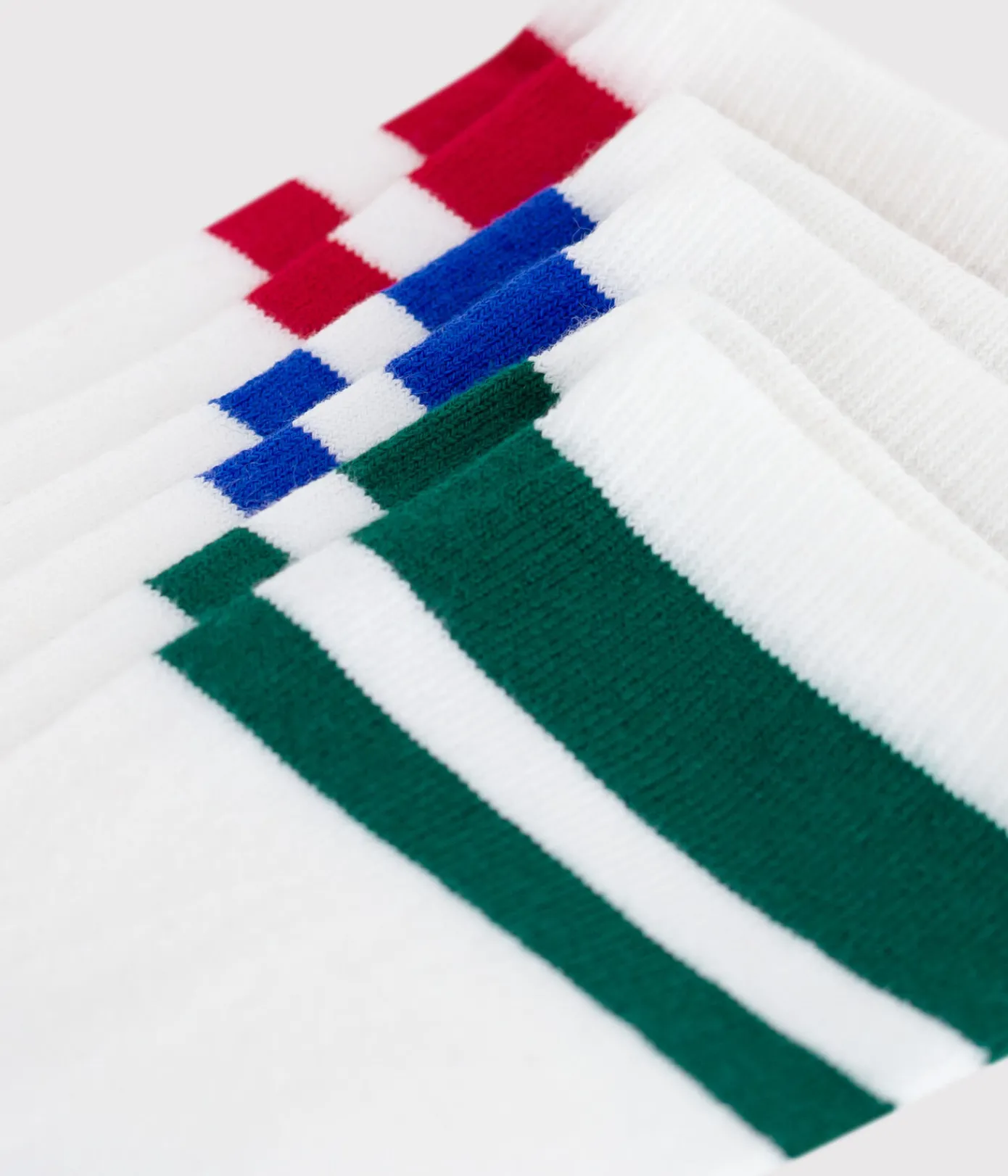 Petit Bateau Socken, Hausschuhe*3er-Set Kinder-Socken aus einfarbiger Baumwolle variante 1