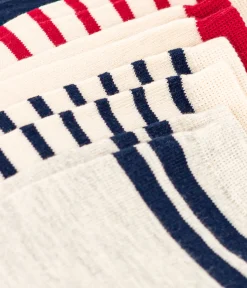 Petit Bateau Socken, Hausschuhe|Socken, Strumpfhosen*5er-Set Kindersocken blau, weiß, rot für Jungen und Mädchen variante 1