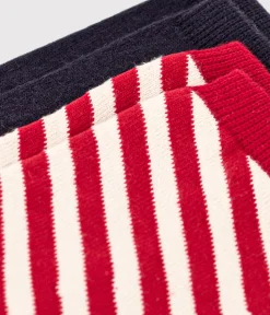 Petit Bateau Socken, Strumpfhosen*2er-Set Kindersocken mit Streifen variante 1