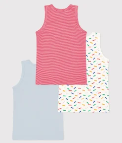 Petit Bateau Unterhemden, Tanktops|T-Shirts, Poloshirts, Hemden*3er-Set Kinder-Tanktops aus Baumwolle variante 1