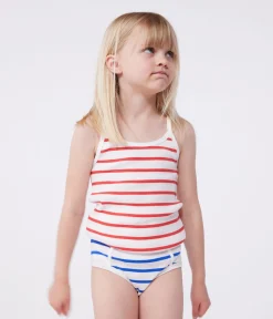 Petit Bateau Unterhemden, Tanktops|T-Shirts, Tops, Oberteile*2er-Set Kinder-Unterhemden aus Baumwolle mit Streifen variante 1