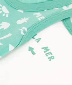 Petit Bateau Unterhemden, Tanktops|T-Shirts, Poloshirts, Hemden*2er-Set Kinder-Unterhemden aus bedruckter Baumwolle variante 1