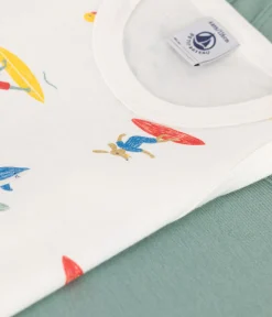 Petit Bateau Unterhemden, Tanktops|T-Shirts, Poloshirts, Hemden*2er-Set Kinder-Unterhemden aus Baumwolle mit Surf-Motiven variante 1