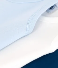 Petit Bateau Unterhemden, Tanktops|T-Shirts, Poloshirts, Hemden*3er-Set Kinder-Unterhemden aus einfarbiger Baumwolle variante 1