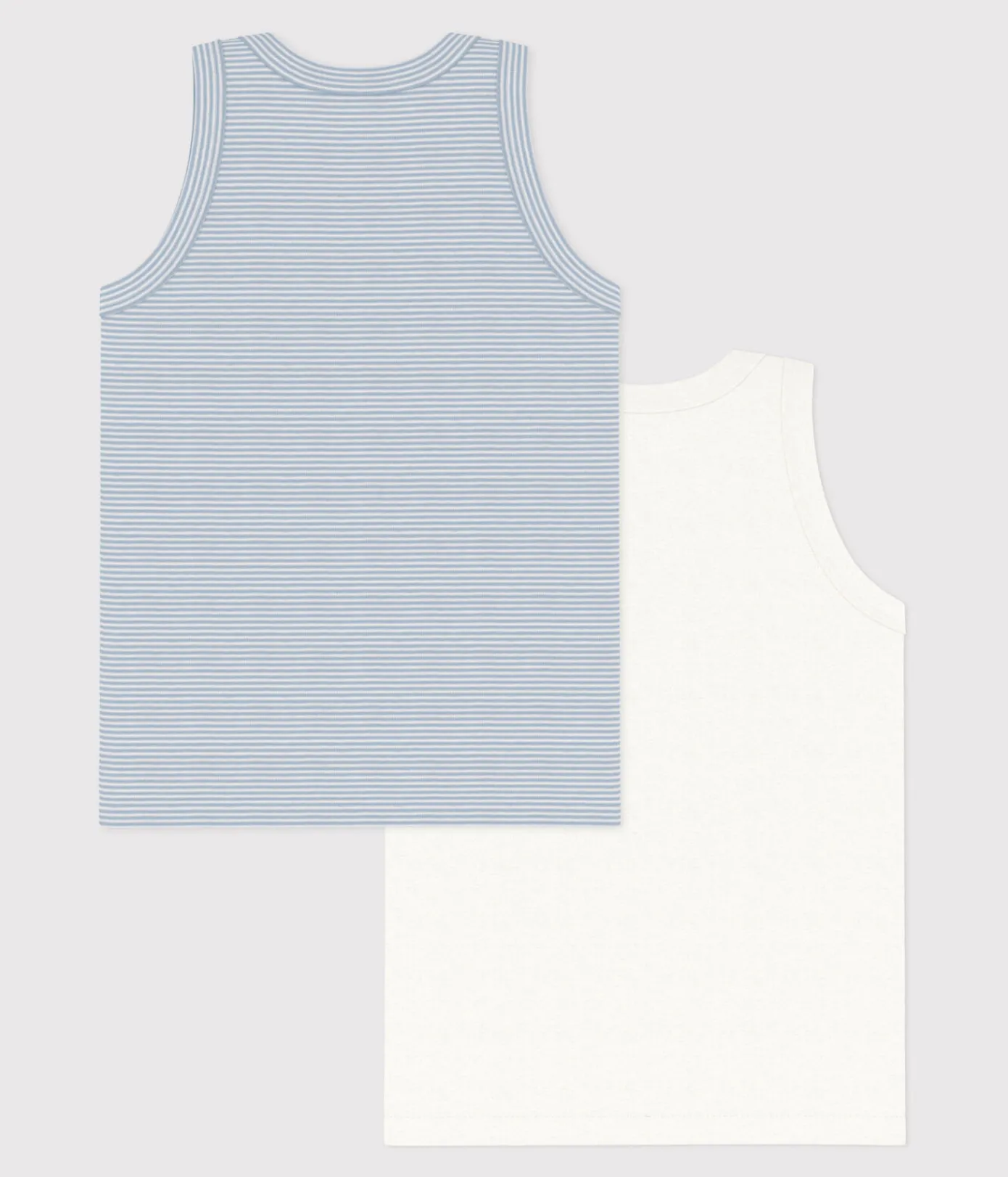 Petit Bateau Unterhemden, Tanktops|T-Shirts, Poloshirts, Hemden*2er-Set Kinder-Unterhemden aus Baumwolle variante 1