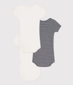 Petit Bateau Bodys*3er-Set kurzärmelige Baby-Bodys aus Baumwolle variante 1