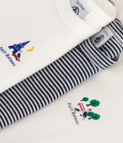 Petit Bateau Bodys*3er-Set kurzärmelige Baby-Bodys aus Baumwolle variante 1
