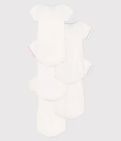 Petit Bateau Bodys*5er-Set kurzärmelige Baby-Bodys aus Baumwolle mit Wochentagen variante 1