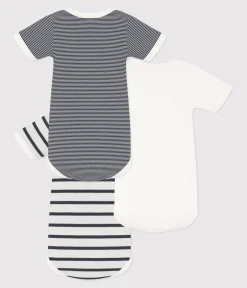 Petit Bateau Bodys*3er-Set kurzärmelige Baby-Bodys variante 1