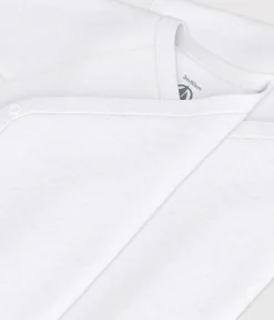 Petit Bateau Bodys|Newborn*2er-Set kurzärmelige Baby-Wickelbodys aus einfarbiger Baumwolle variante 1
