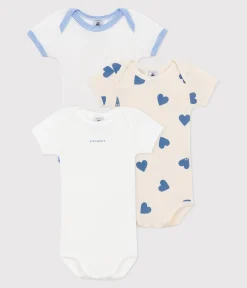 Petit Bateau Bodys*3er-Set kurzärmelige Bodys aus Baumwolle mit Print für Babys variante 1