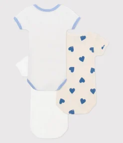 Petit Bateau Bodys*3er-Set kurzärmelige Bodys aus Baumwolle mit Print für Babys variante 1