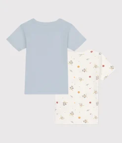 Petit Bateau Unterhemden, Tanktops|T-Shirts, Poloshirts, Hemden*2er-Set kurzärmelige Kinder-T-Shirts aus Baumwolle variante 1