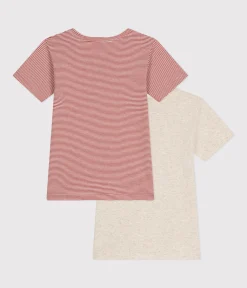 Petit Bateau T-Shirts, Poloshirts, Hemden|Unterhemden, Tanktops*2er-Set kurzärmelige Kinder-T-Shirts aus Baumwolle variante 1