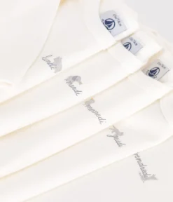 Petit Bateau Bodys*5er-Set langärmelige Baby-Bodys aus Baumwolle mit Wochentagen variante 1