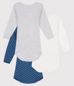Petit Bateau Bodys*3er-Set langärmelige Bodys aus Baumwolle für Babys variante 4