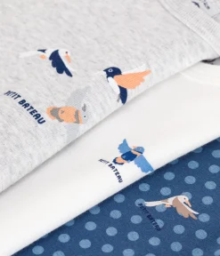 Petit Bateau Bodys*3er-Set langärmelige Bodys aus Baumwolle für Babys variante 4