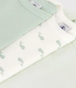 Petit Bateau Bodys*3er-Set langärmelige Bodys aus Baumwolle mit kleinen Walen für Babys variante 1