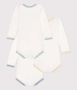 Petit Bateau Bodys*3er-Set langärmelige Bodys aus Baumwolle für Babys variante 1