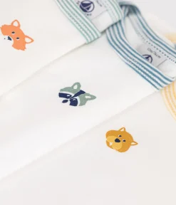 Petit Bateau Bodys*3er-Set langärmelige Bodys aus Baumwolle für Babys variante 1