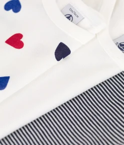 Petit Bateau Bodys*3er-Set langärmelige Bodys aus Baumwolle mit drei Herz-Motiv für Babys variante 1
