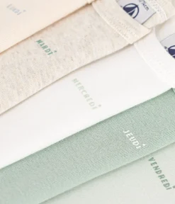 Petit Bateau Bodys*5er-Set langärmelige Bodys aus Baumwolle für Babys variante 1