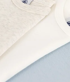 Petit Bateau Bodys*3er-Set langärmelige einfarbige Bodys aus Baumwolle variante 1