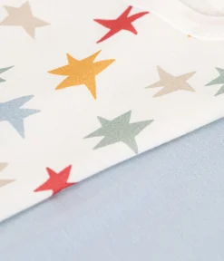 Petit Bateau Unterhemden, Tanktops|T-Shirts, Poloshirts, Hemden*2er-Set langärmelige Kinder-T-Shirts aus Baumwolle mit Sternenmotiv variante 1