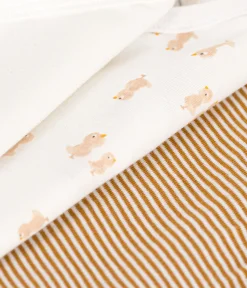 Petit Bateau Bodys|Newborn*3er-Set langärmelige Wickelbodys aus Baumwolle variante 2