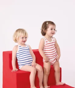Petit Bateau Bodys*2er-Set ärmellose Baby-Bodys aus Baumwolle mit Streifen variante 1