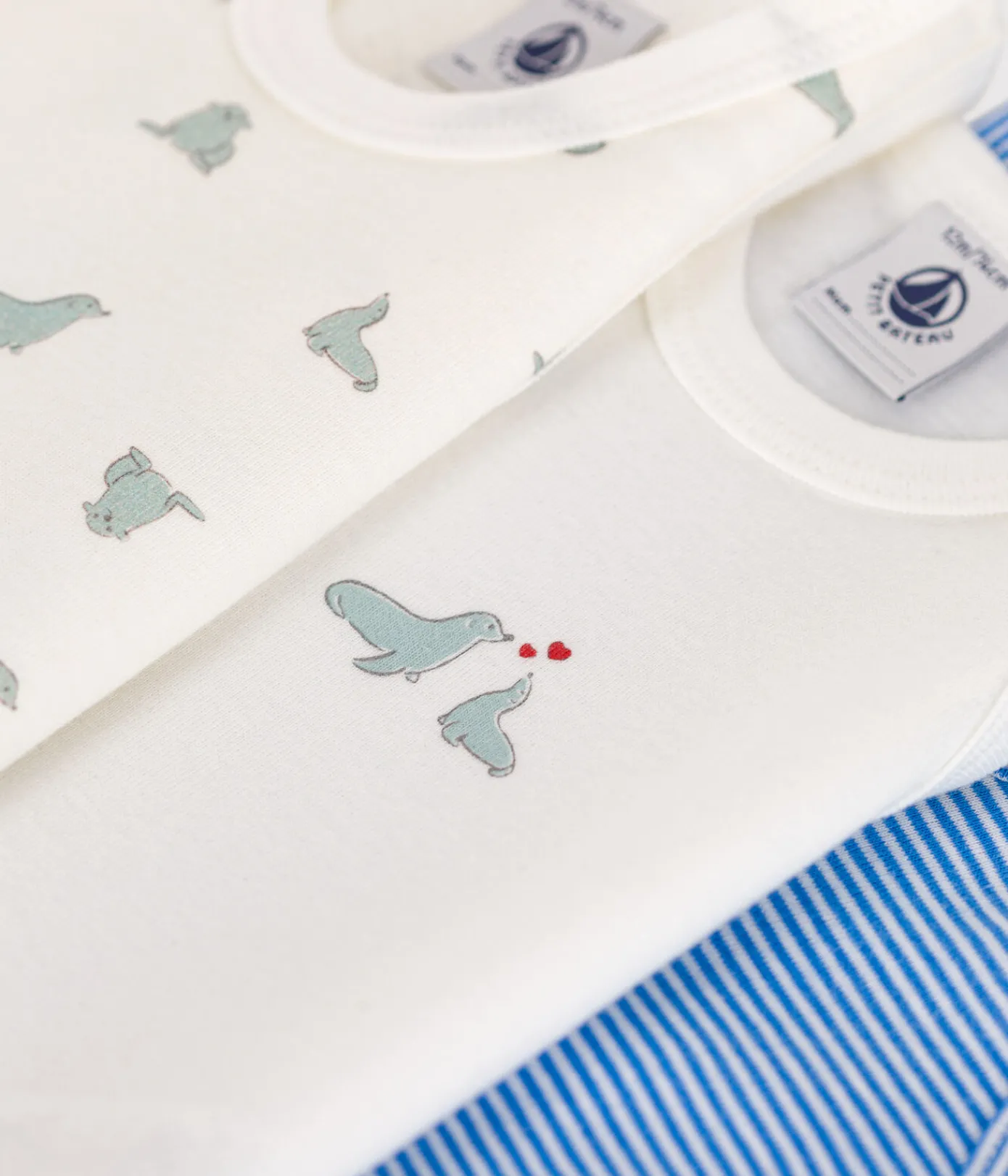 Petit Bateau Bodys*3er-Set ärmellose Baby-Bodys aus bedruckter Baumwolle variante 1