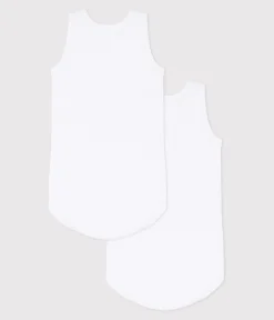 Petit Bateau Bodys*2er-Set ärmellose Baby-Bodys in Weiß variante 1