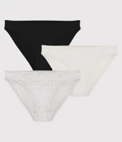Petit Bateau Bhs, Slips, Bodys*3er-Set Slips aus feiner Baumwolle für Damen variante 1