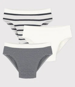 Petit Bateau Unterhosen, Boxershorts*3er-Set Slips mit Streifen für Jungen variante 1