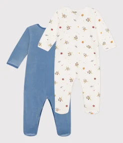 Petit Bateau Schlafanzüge, Strampler*2er-Set Strampler aus Nicki variante 1