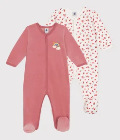 Petit Bateau Schlafanzüge, Strampler*2er-Set Strampler aus Nicki variante 1