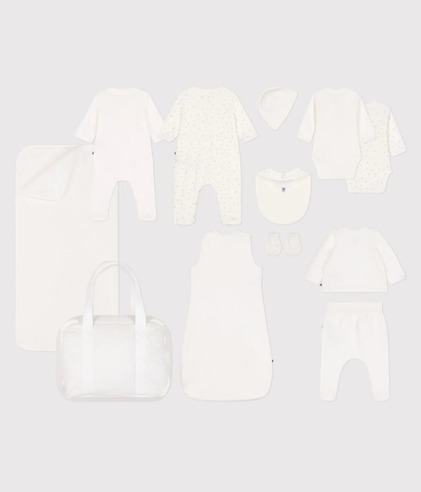 Petit Bateau Newborn*Erstausstattungskoffer mit warmer Babykleidung variante 1