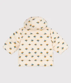 Petit Bateau Jacken, Anoraks*Gemusterter Baby-Anorak mit einziehbarer Kapuze weiss AVALANCHE/ MULTICO