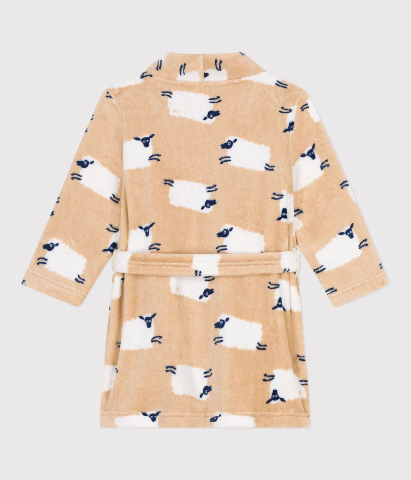 Petit Bateau Heim- Und Badetextilien|Heim- Und Badetextilien*Gemusterter Kinder-Morgenmantel aus Fleece TRENCH/ MULTICO