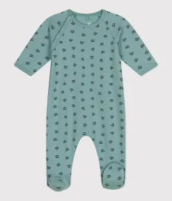 Petit Bateau Schlafanzüge, Strampler|Newborn*Gemusterter Strampler aus Molton PAUL/ MULTICO