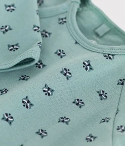 Petit Bateau Schlafanzüge, Strampler|Newborn*Gemusterter Strampler aus Molton PAUL/ MULTICO