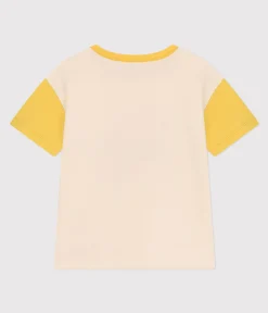 Petit Bateau T-Shirts, Poloshirts, Hemden*Gemustertes Jungen-T-Shirt aus Jersey gelb AVALANCHE/ NECTAR