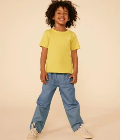 Petit Bateau Shorts, Jeans, Hosen*Gerade geschnittene Hose aus leichtem Denim Kinder/Jungen blau DENIM CLAIR