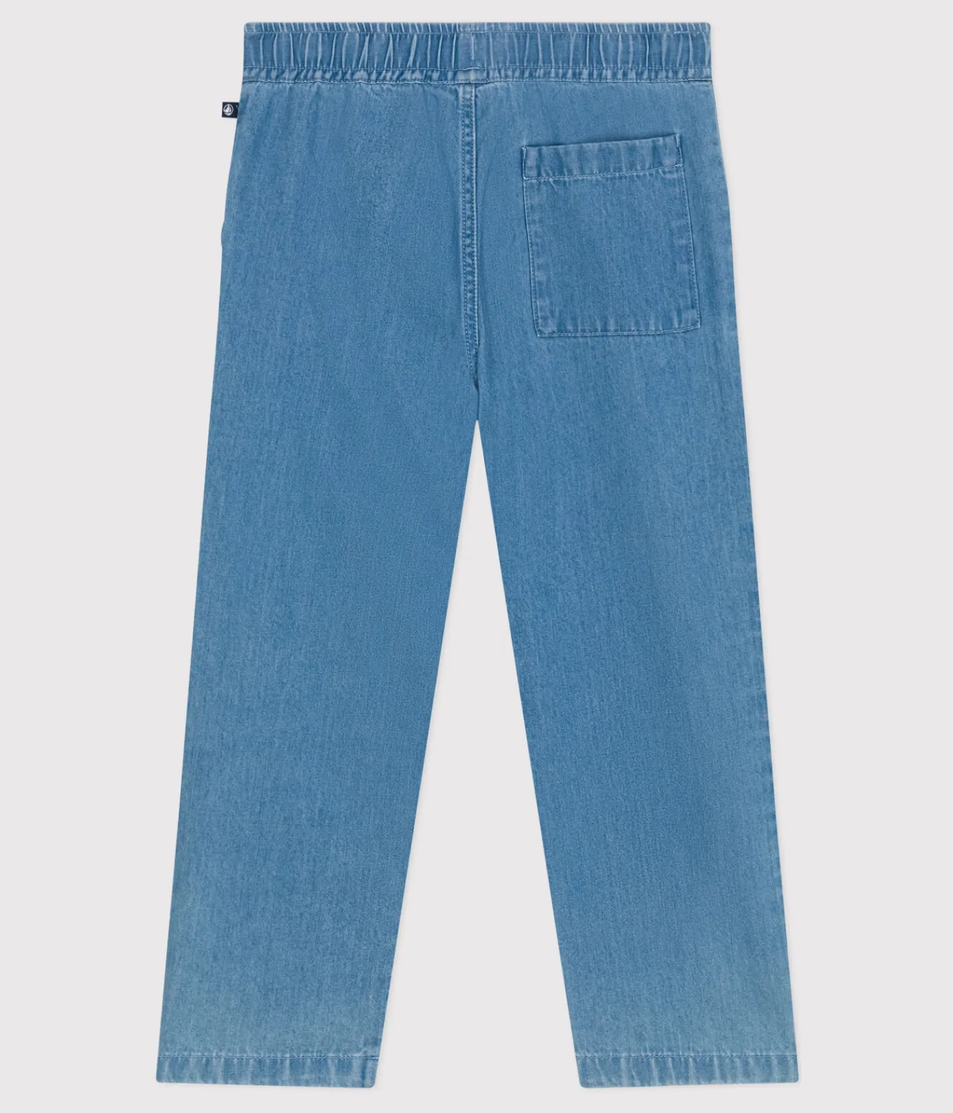 Petit Bateau Shorts, Jeans, Hosen*Gerade geschnittene Hose aus leichtem Denim Kinder/Jungen blau DENIM CLAIR